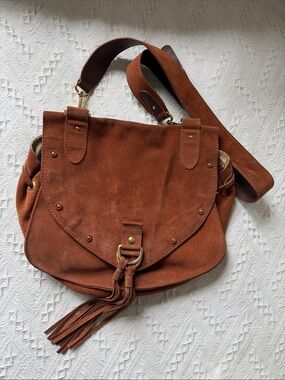 Chloé Crossbody Bag in Brown Suede and Leather